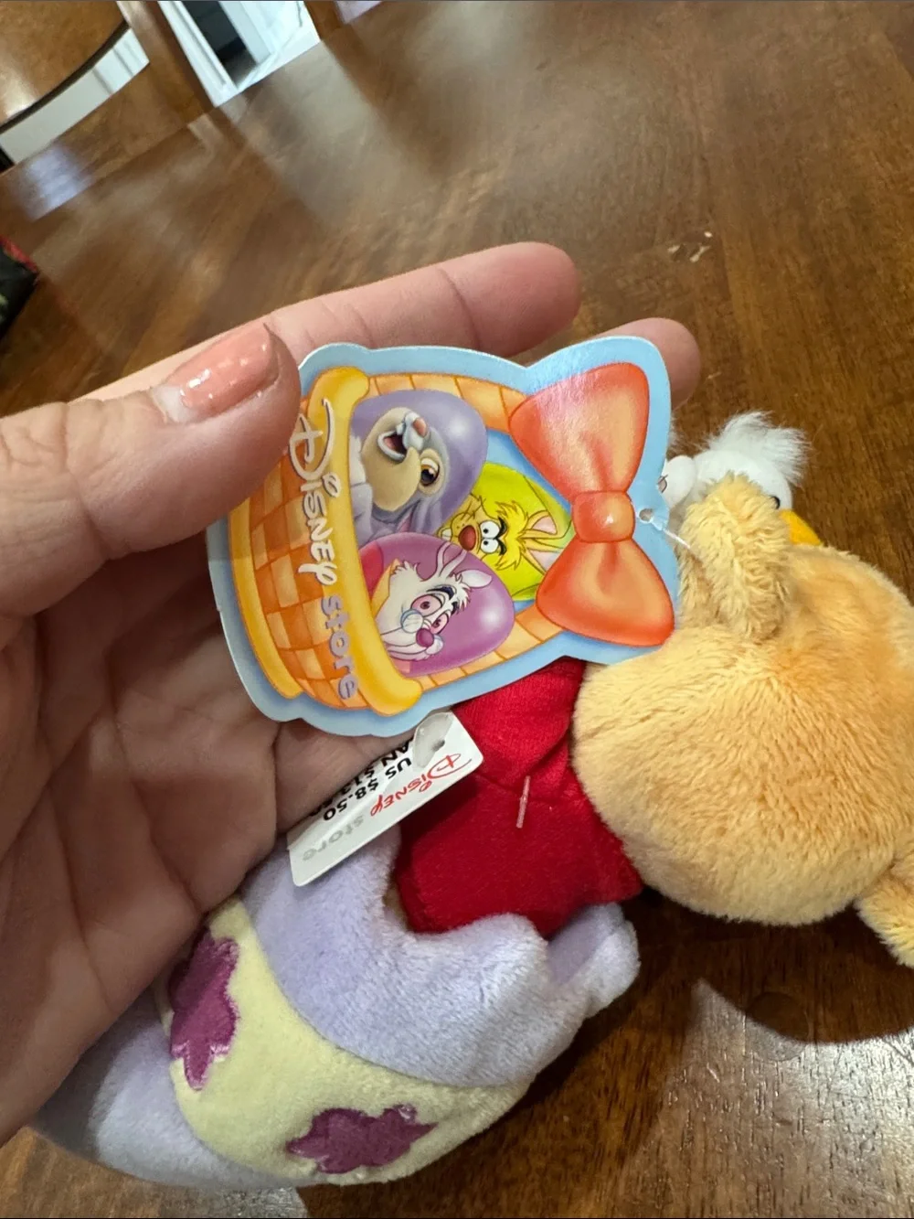Lot of 3 They Disney Story Plush Easter/ Spring Pooh and Eeyore